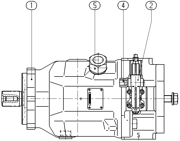 AH A10V O110 DFR1/31R-VSD12K68 — Rysunek