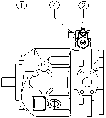 A A10VSO 45 DFR1/31L-VRA12KB3 — Rysunek