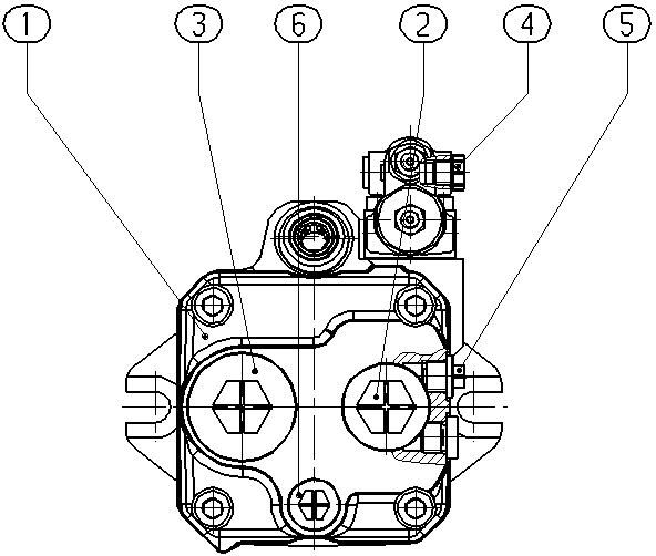 AL A10VNO 45 DFR1/52R-VTC40N00 -S2220 — Rysunek