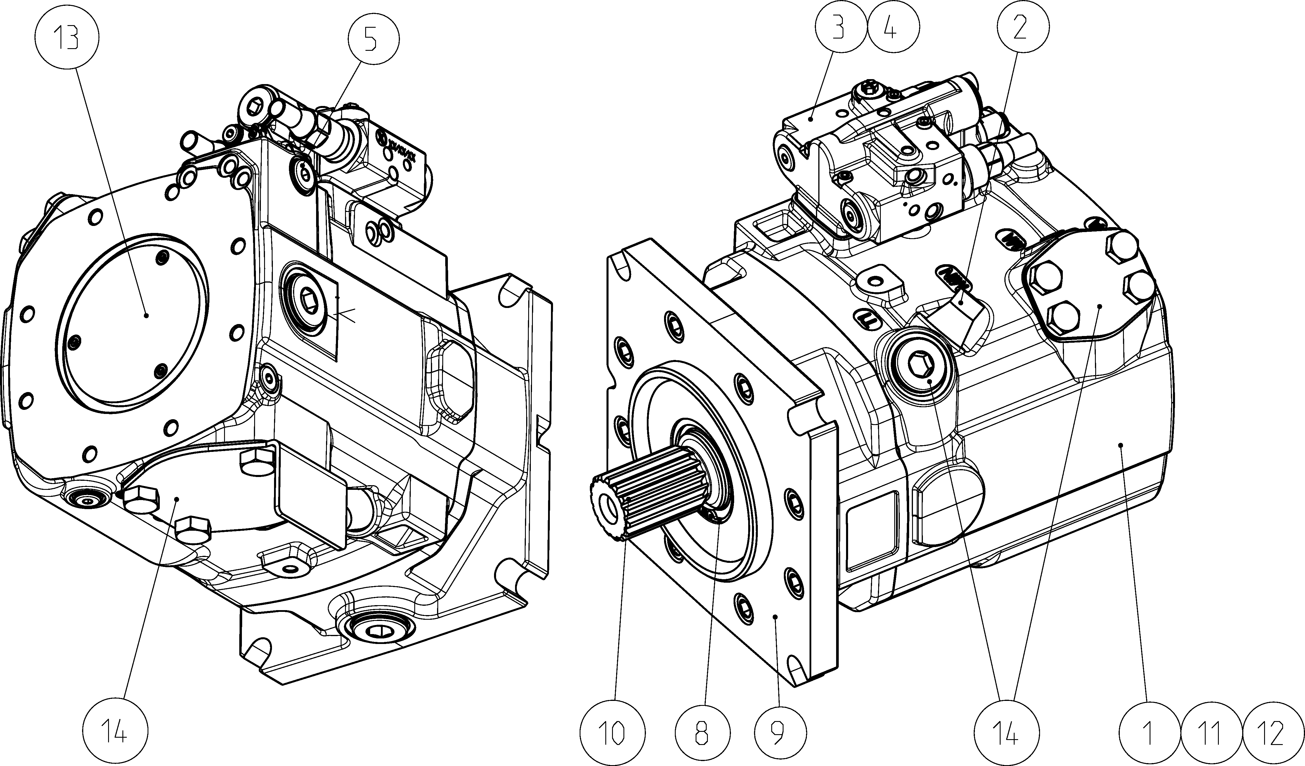 LA11VO175DRS0A00/40MRVE4T21EU0000-0 — Rysunek