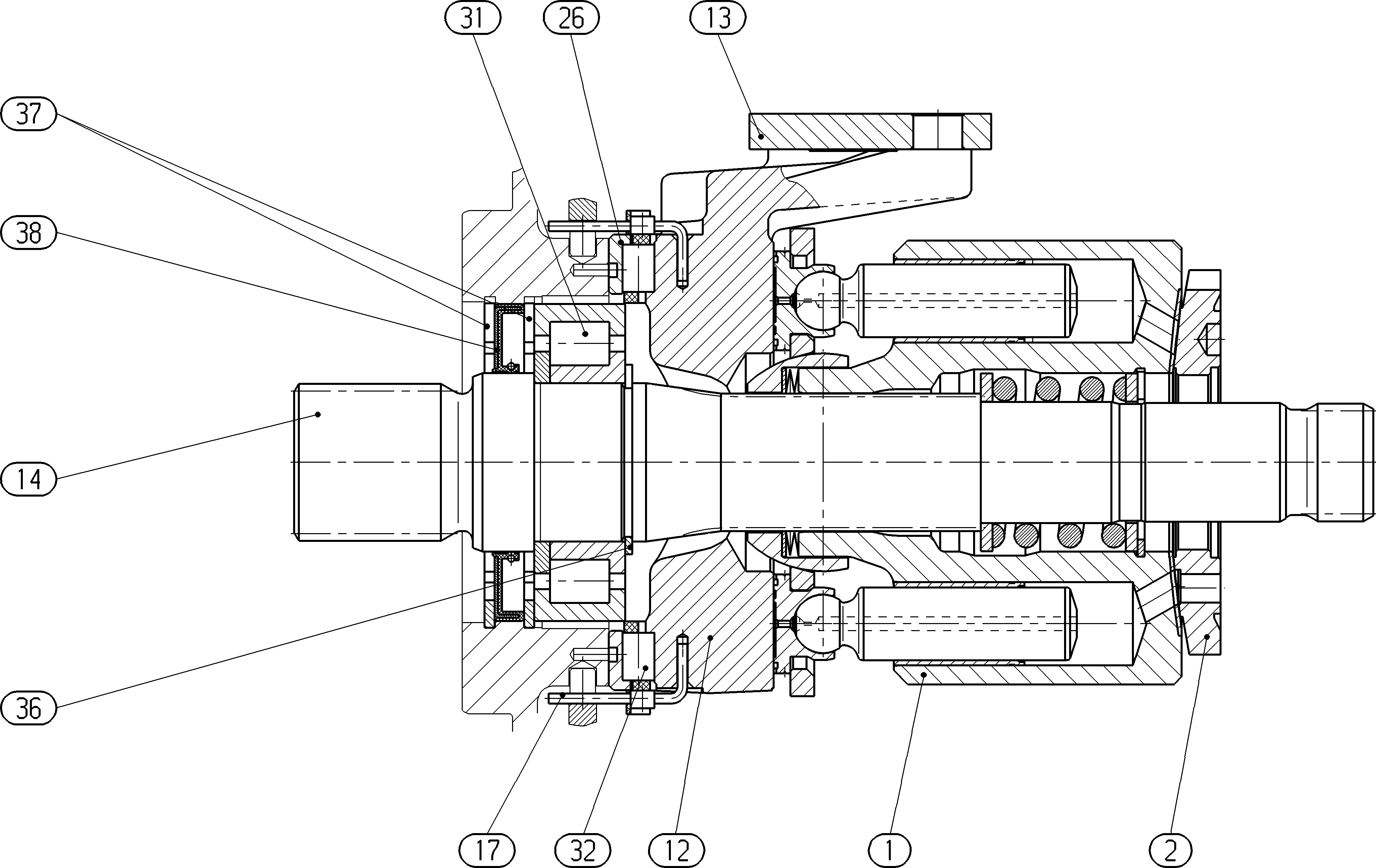 MECHANIZM NAPĘDOWY — Rysunek