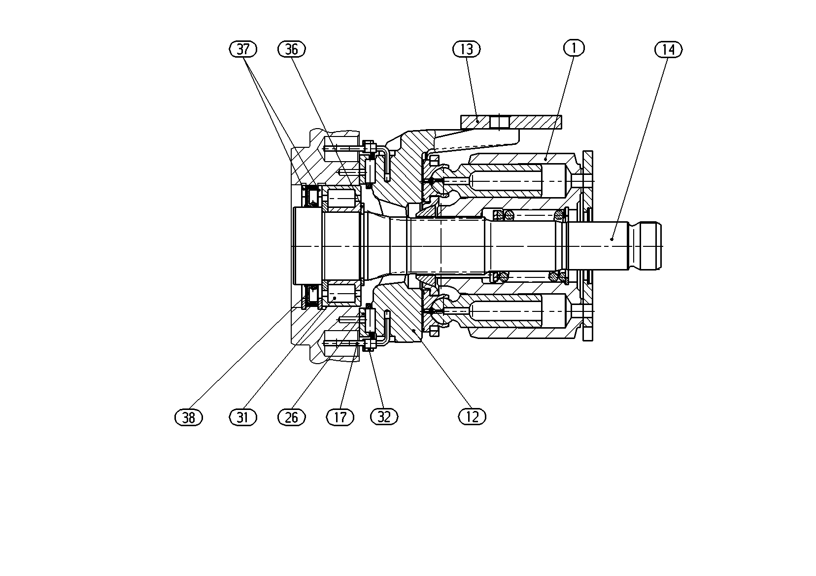 MECHANIZM NAPĘDOWY — Rysunek