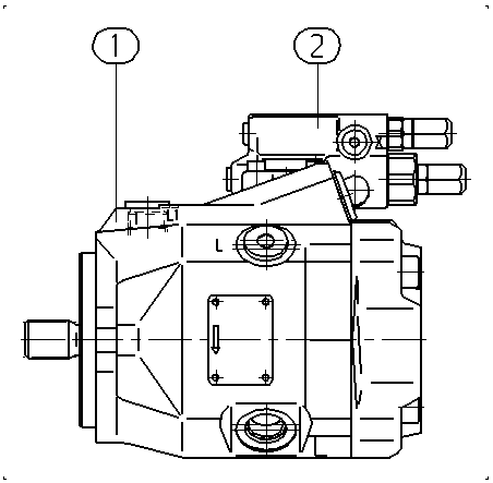 A A10V O 45 DR /52R-PUC11N00 -SO710 — Rysunek