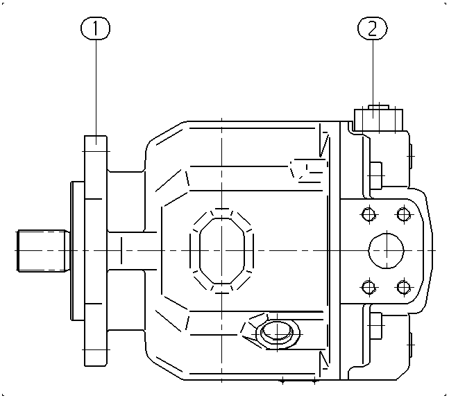 A A10V O100 DG /31L-VSC62N00 — Rysunek