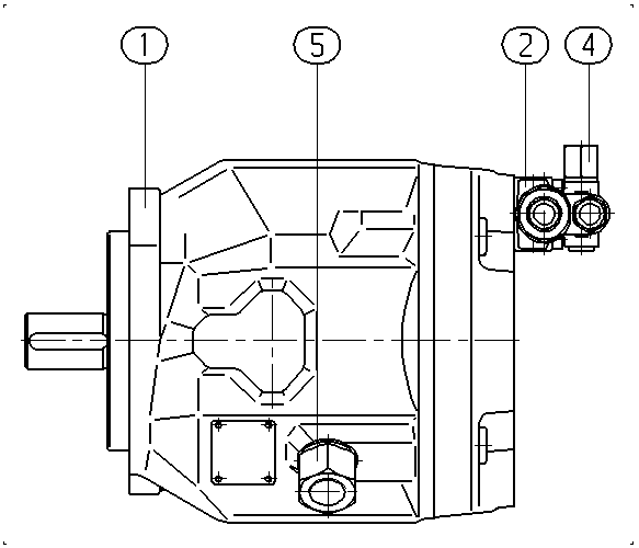 A A10V O 71 DFR /31L-PPC11N00 — Rysunek