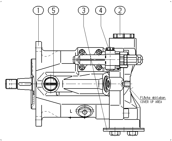 AL A10V O 45 DFR1/52R-VCC73N00 -S1430 — Rysunek