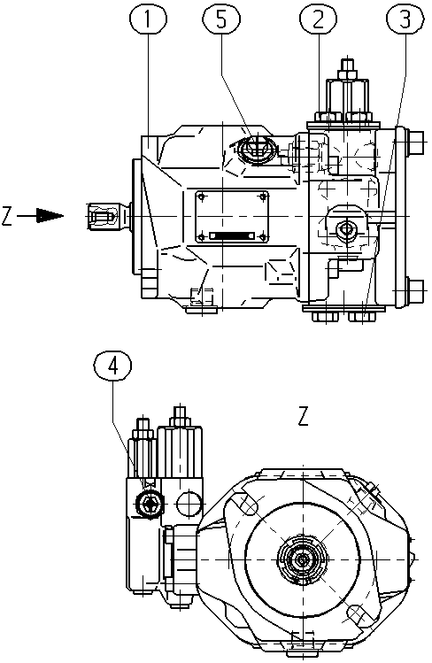 AL A10VSO 18 DFR1/31L-VSC12KC1 E — Rysunek