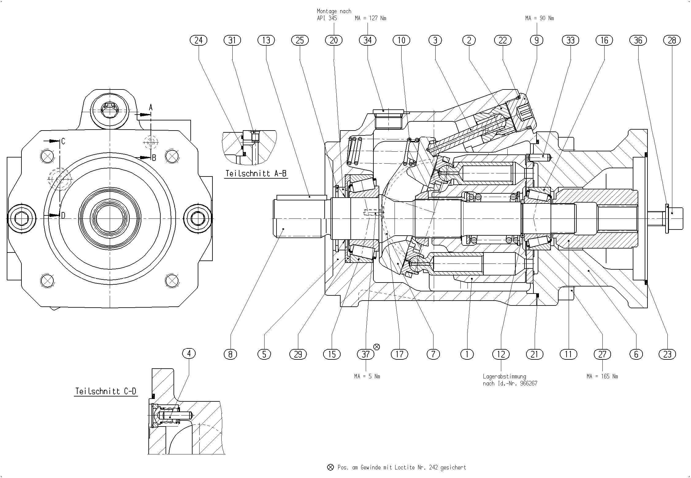 G A10V O 60 OV /52R-VSD12K01 -SO702 — Rysunek
