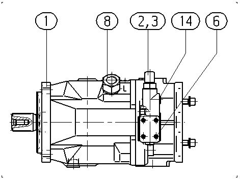A A10V O140 DFR1/31R-VSD12K68 — Rysunek