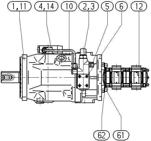 A A10VSO140 DFLR/31R-VPB12O11 — Rysunek