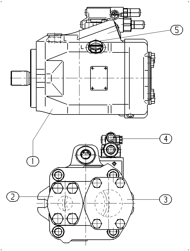 AL A10V O 85 DFR1/52L-VUC11N00 -SO547 — Rysunek