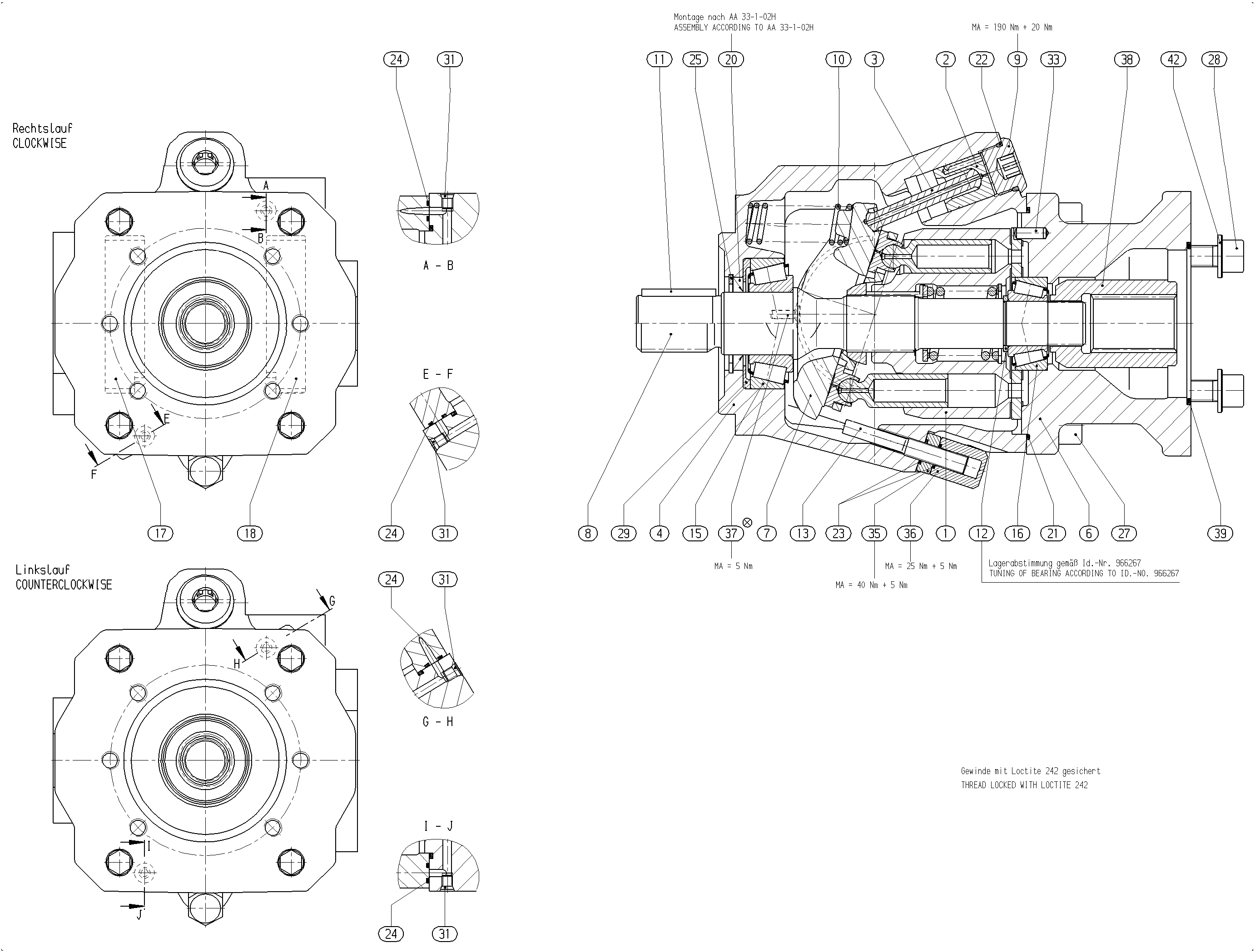 G A10V O 60 OV /52L-VWC62K01 -S1892 — Rysunek
