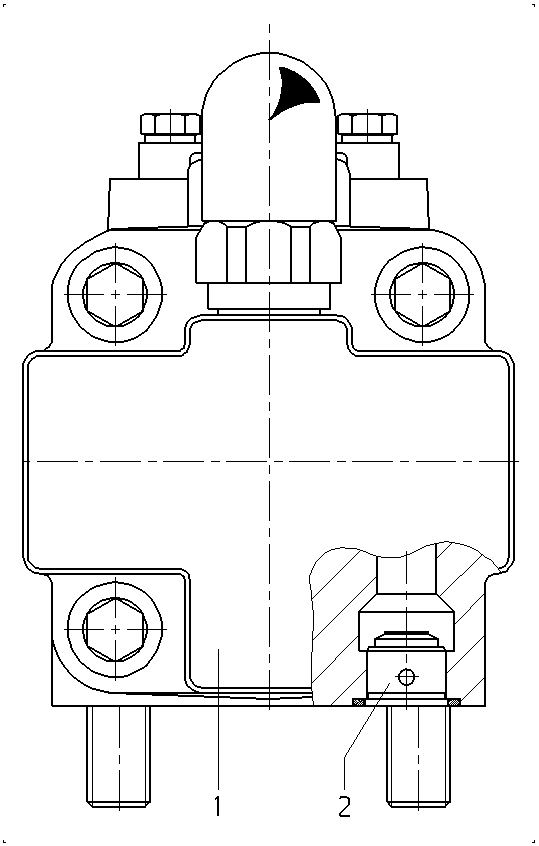 BLOK ZAWOROWY — Rysunek