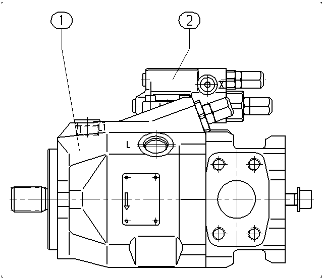 AL A10V O 45 DRG /52R-PSC12K02 -SO 97 — Rysunek