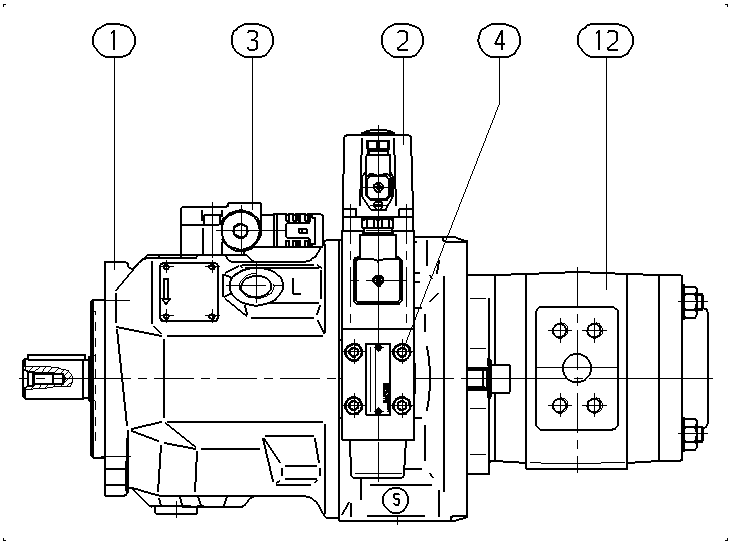 A A10VSO 45 DFEO/31R-PPA12V5O — Rysunek