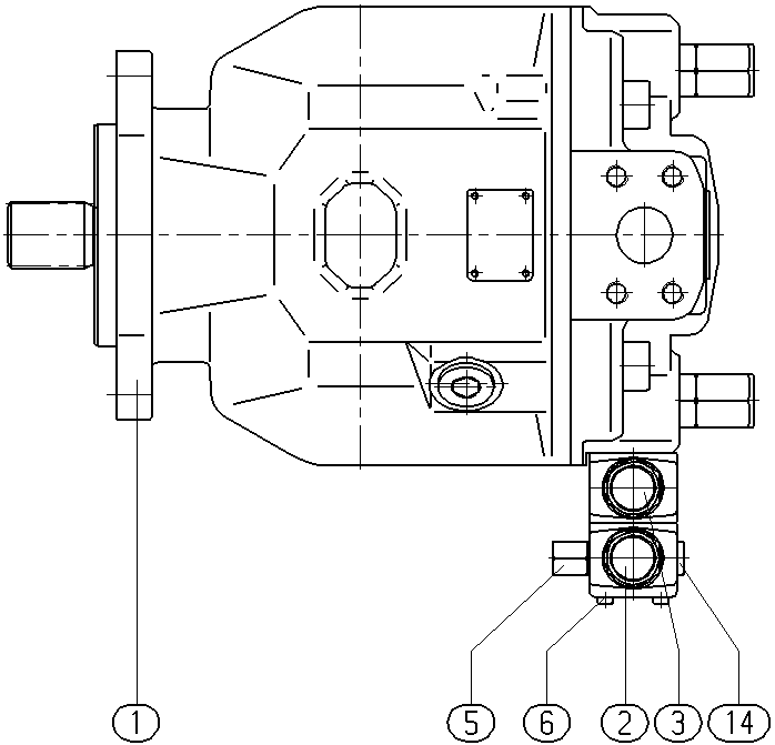 AP A10V O140 DFR1/31R-VUC62N00 -S2258 — Rysunek