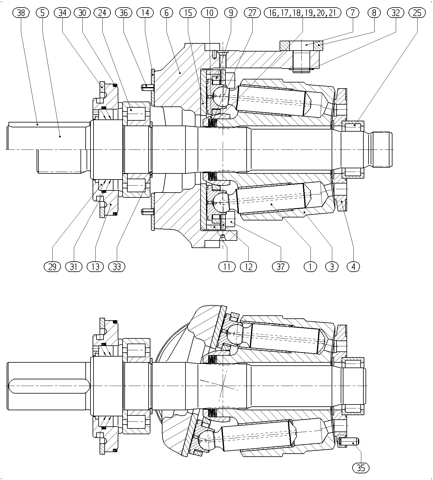 MECHANIZM NAPĘDOWY — Rysunek