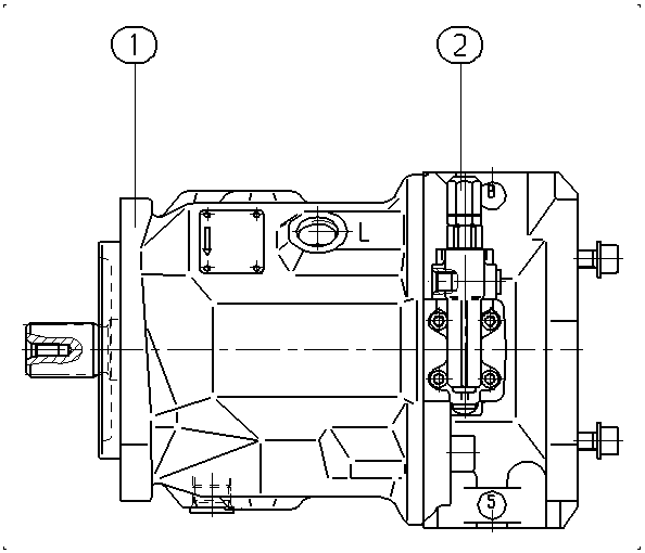 A A10V O 71 DFR1/31R-PSC62K01 -SO 20 — Rysunek