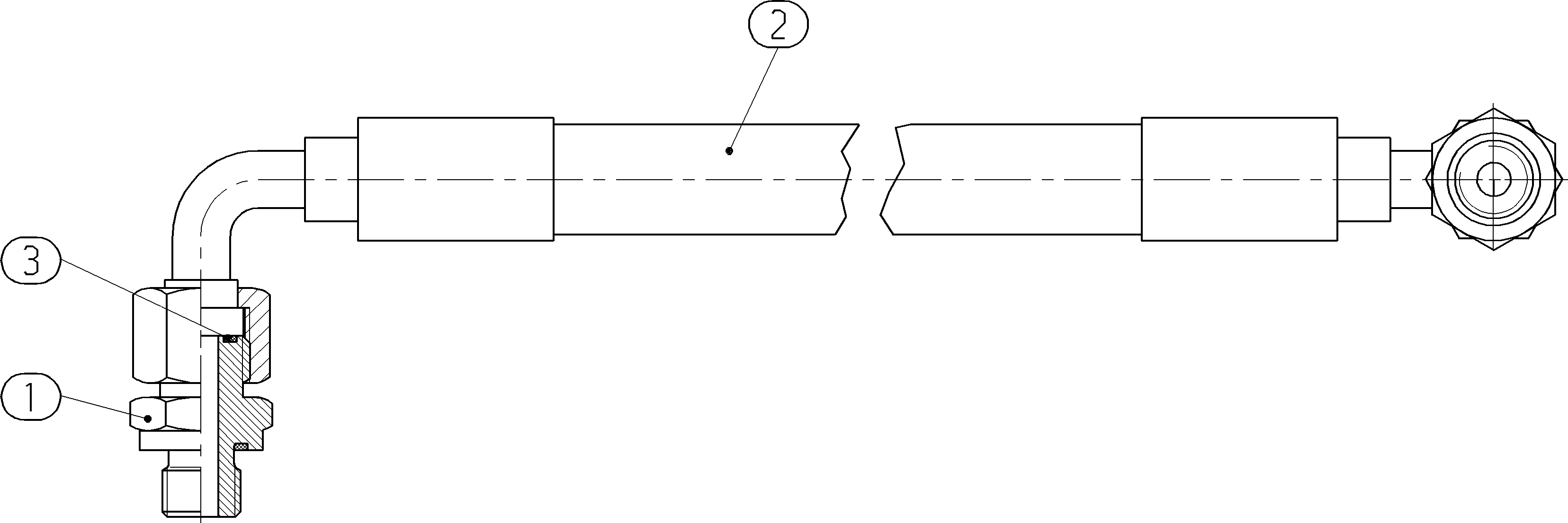PRZEWÓD HYDRAULICZNY — Rysunek