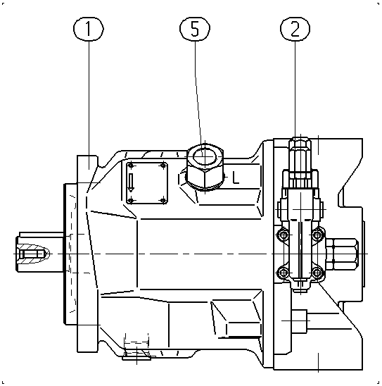 A AA10VSO 71 DR /31R-PKC12N00 — Rysunek