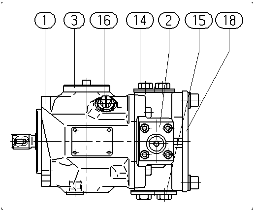 AA10VSO18DFEH/31R-PSC12K01 — Rysunek