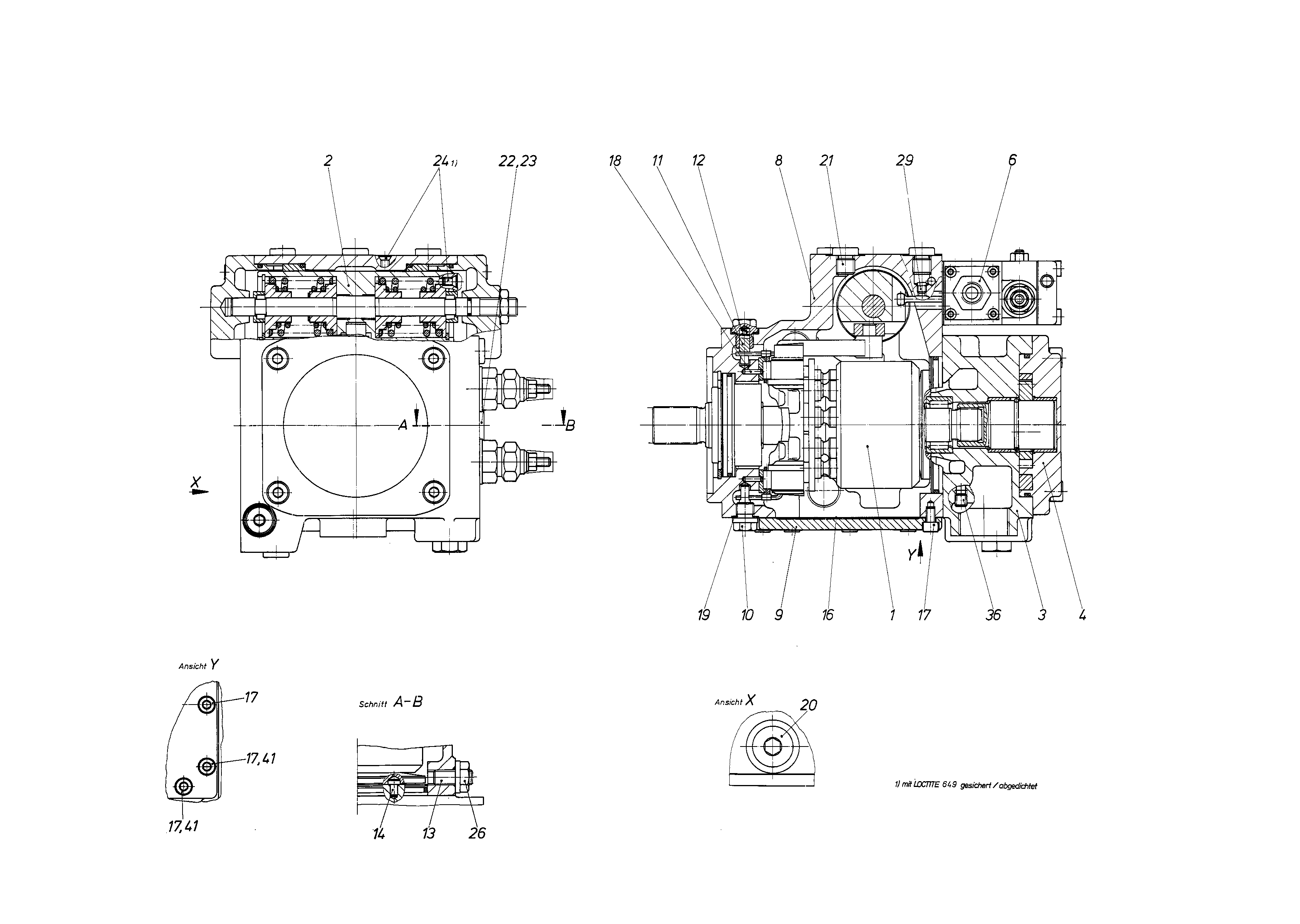 A4VG28HD1/30R-PZC10F002S — Rysunek