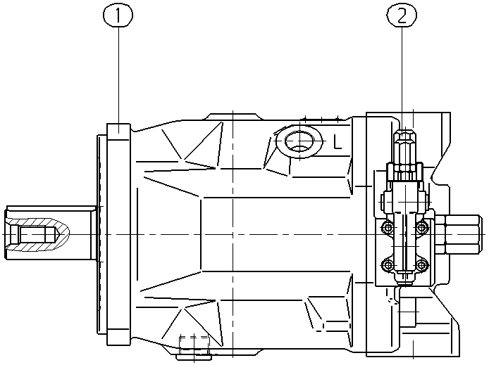 AK A10VSO140 DR /31R-PPB12N00 -S2457 — Rysunek