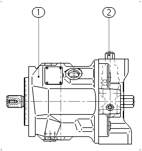 A AA10VSO 45 DFR /31L-PSC62N00 — Rysunek