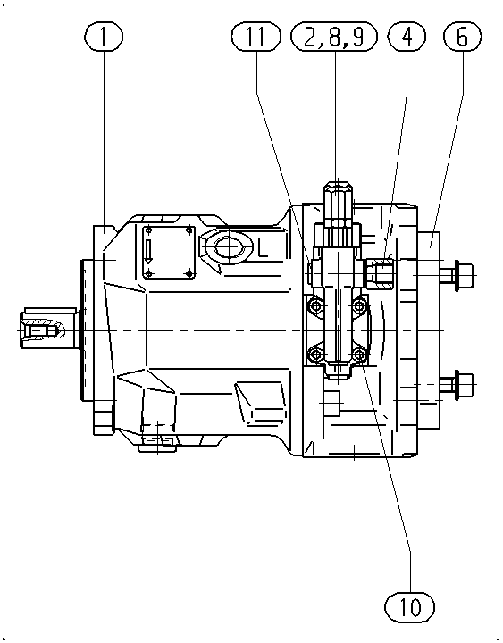 AA10VSO45DFR1/31R-PPA12KB2-SO716 — Rysunek