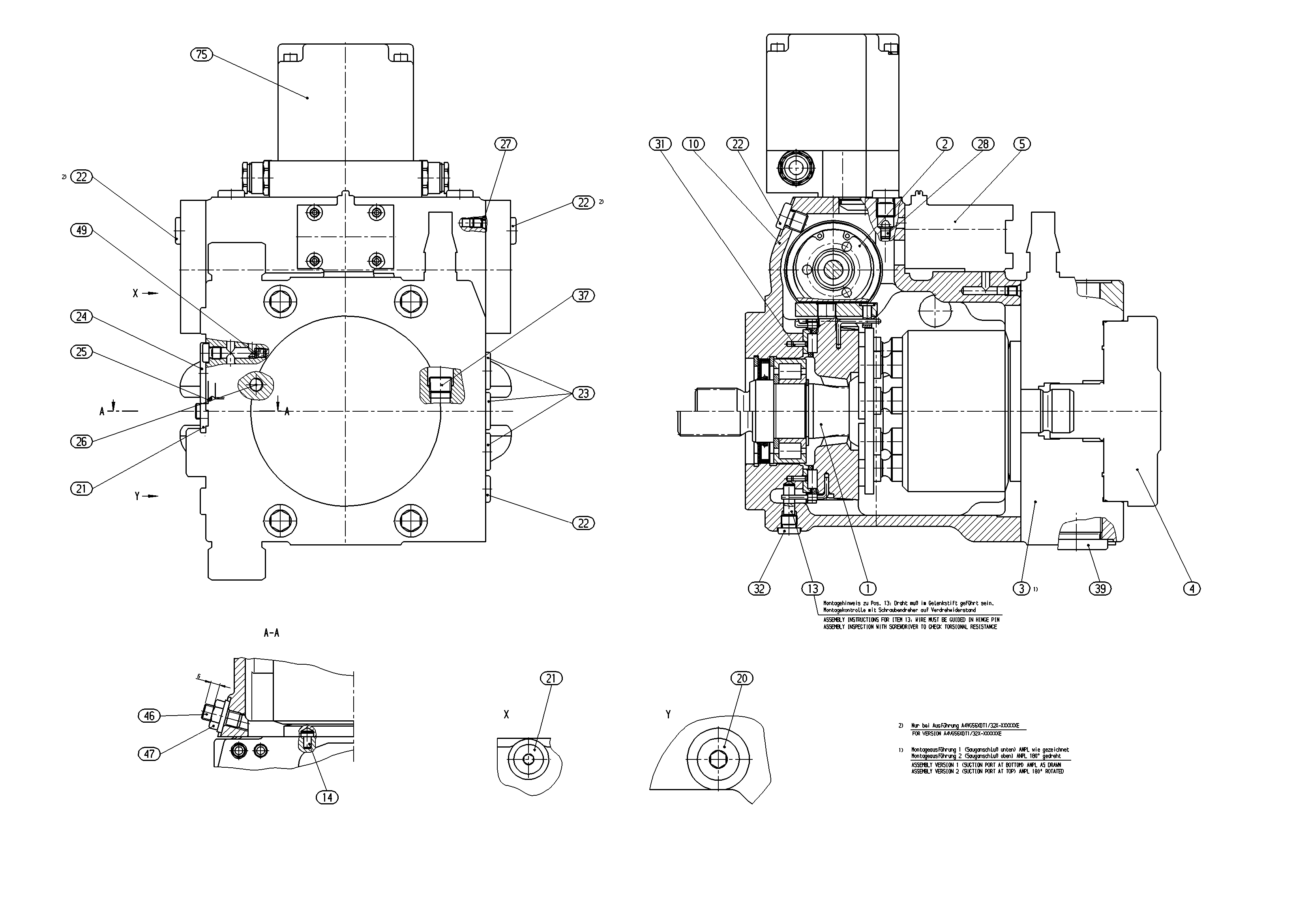 AA4VG56EP2DT1/32L-NSC52K013EH-S — Rysunek
