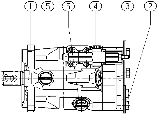 AL A10V O 60 DFR1/52L-VSD11N00 ES1388 — Rysunek