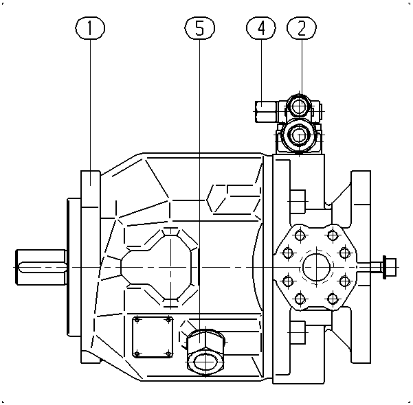 AA10VO71DFR1/31L-PPC12K01 — Rysunek