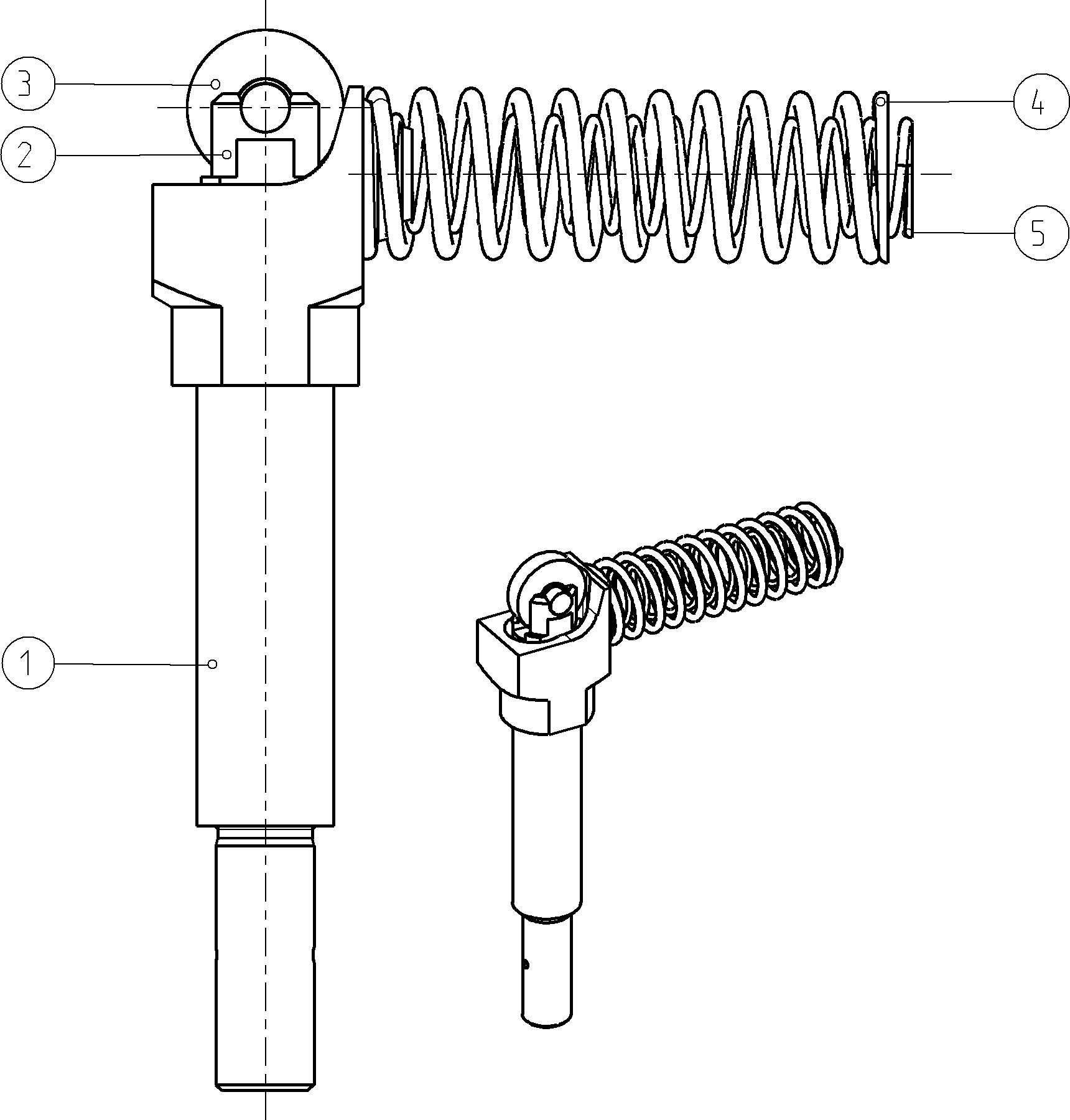 PROWADNICA POWROTNA — Rysunek