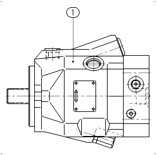 A A10V M 45 HZ6 /52W1-VRC64N007 -S2189 — Rysunek