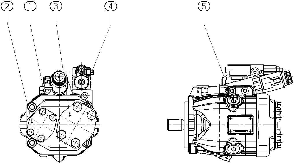 AL A10V O 45EK1DS/53L-VSC11N00P -S2062 — Rysunek