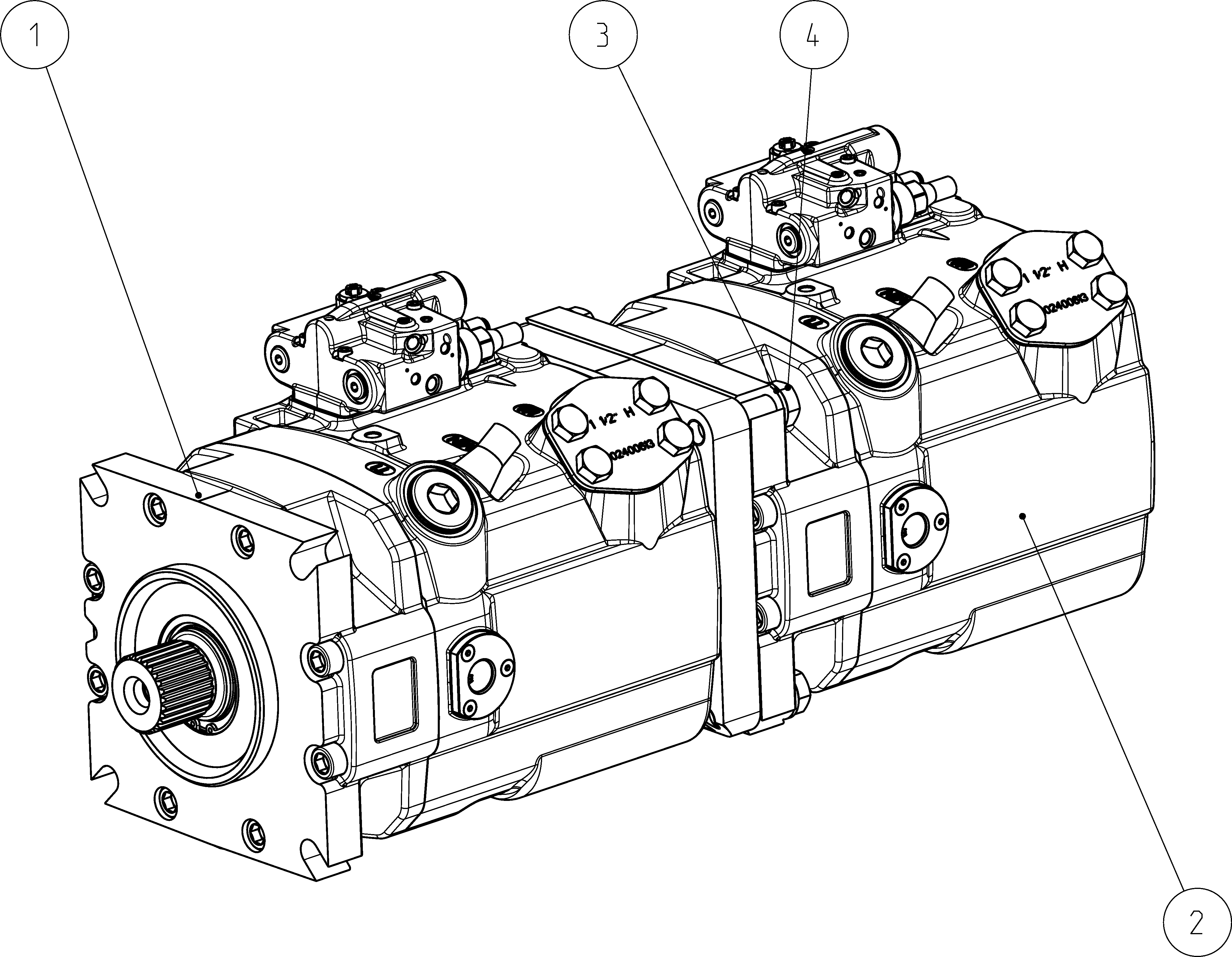A15VSO280DRDGA0V/11MR+A15VSO280DRDGA0 — Rysunek