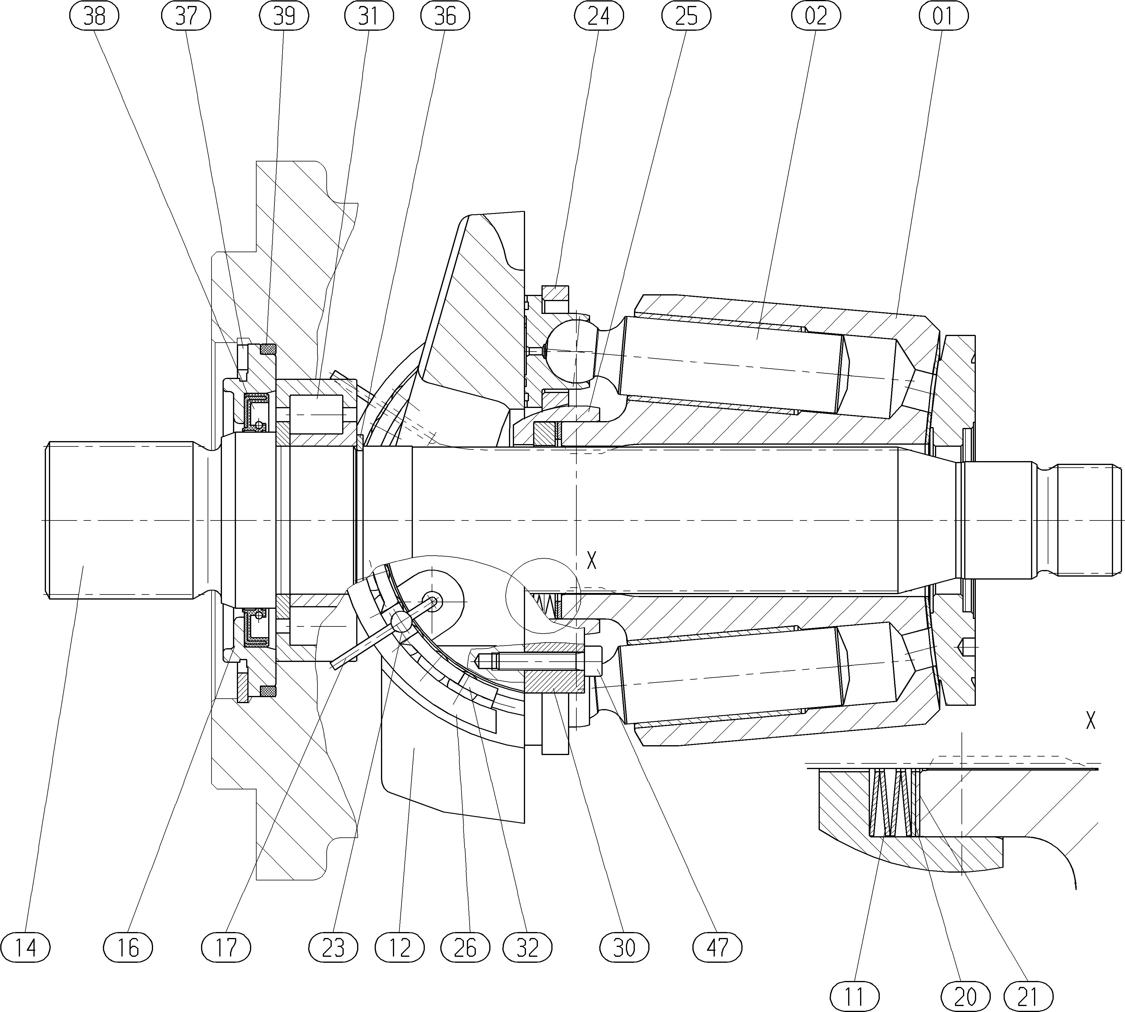 MECHANIZM NAPĘDOWY — Rysunek