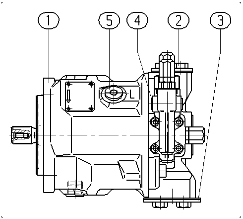 AL A10V O 71 DFR1/31R-PSC92N00 -SO 97 — Rysunek