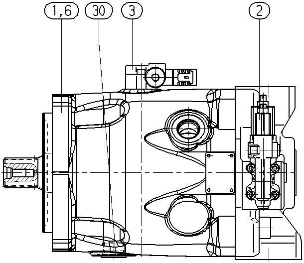 AA10VO140DRS/32R-VWD73N00-S2263 — Rysunek