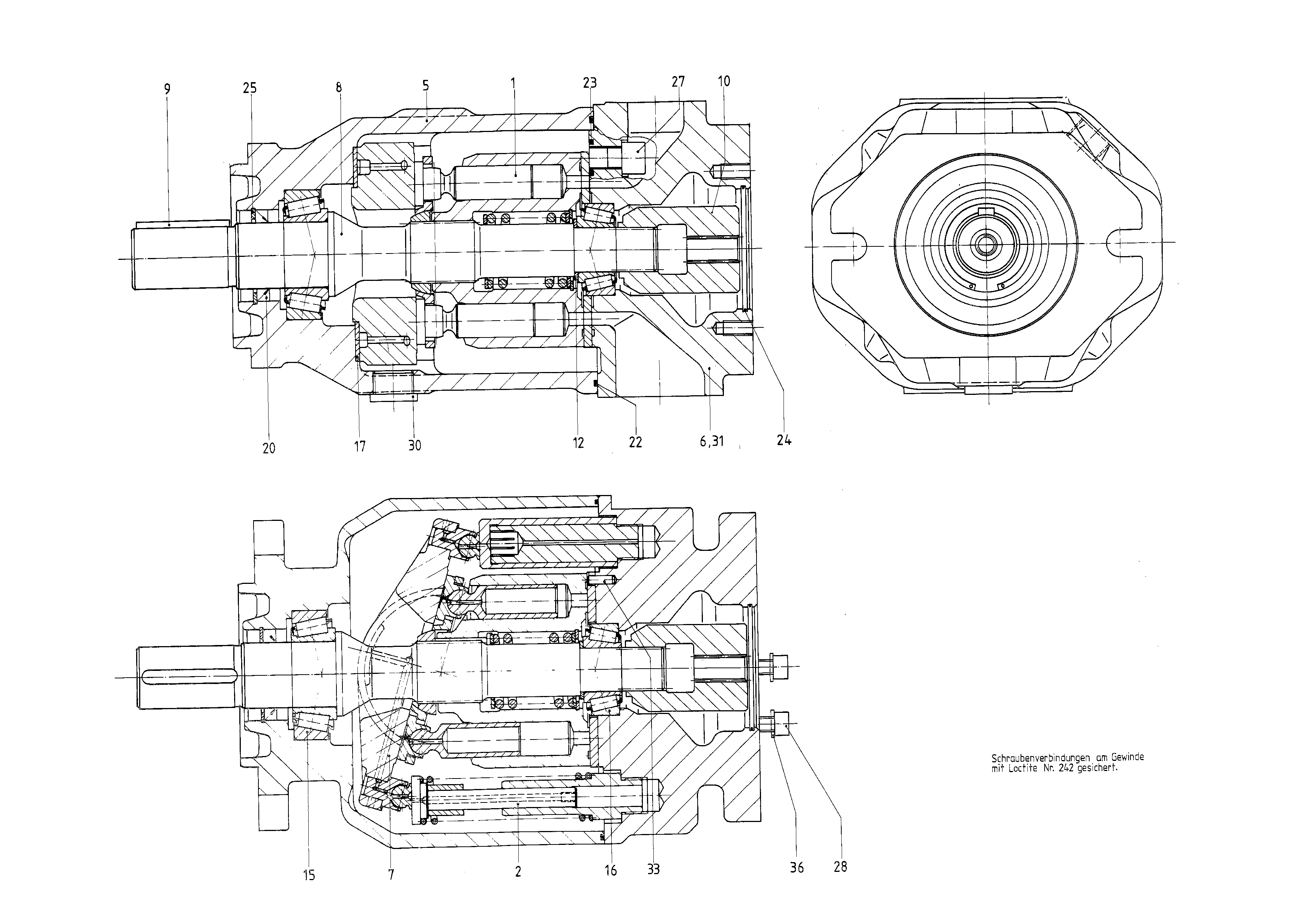 G AA10VSO100 OV /31L-PKC62K04 — Rysunek