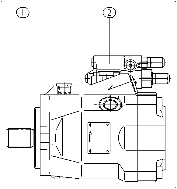AA10VO60DR/52L-PUC61N00 — Rysunek