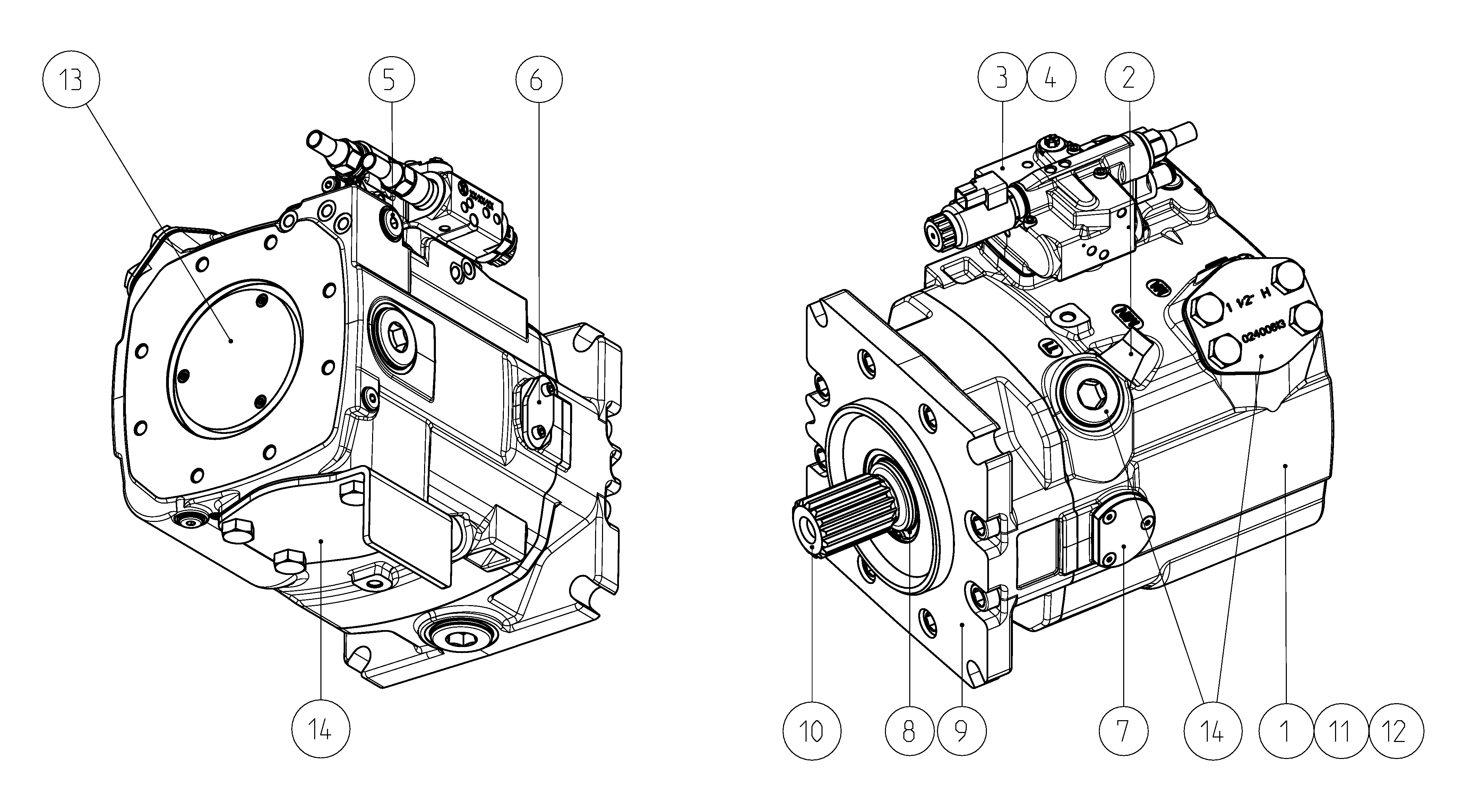 LA11VO210L4S5AP0/40MRVE4T21EU0000-0 — Rysunek