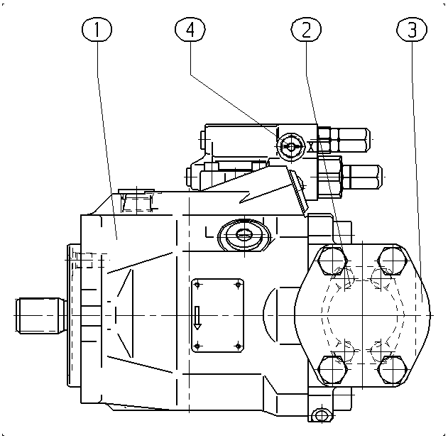 AL A10V O 63 DFR1/52R-VUC12N00 -SO954 — Rysunek