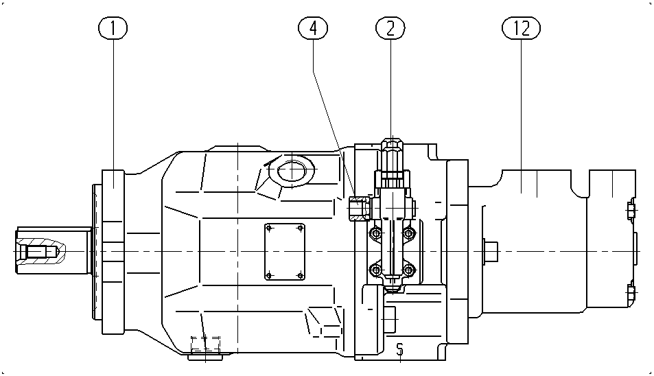 AA10VSO100DFR1/31R-PPA12H00 — Rysunek