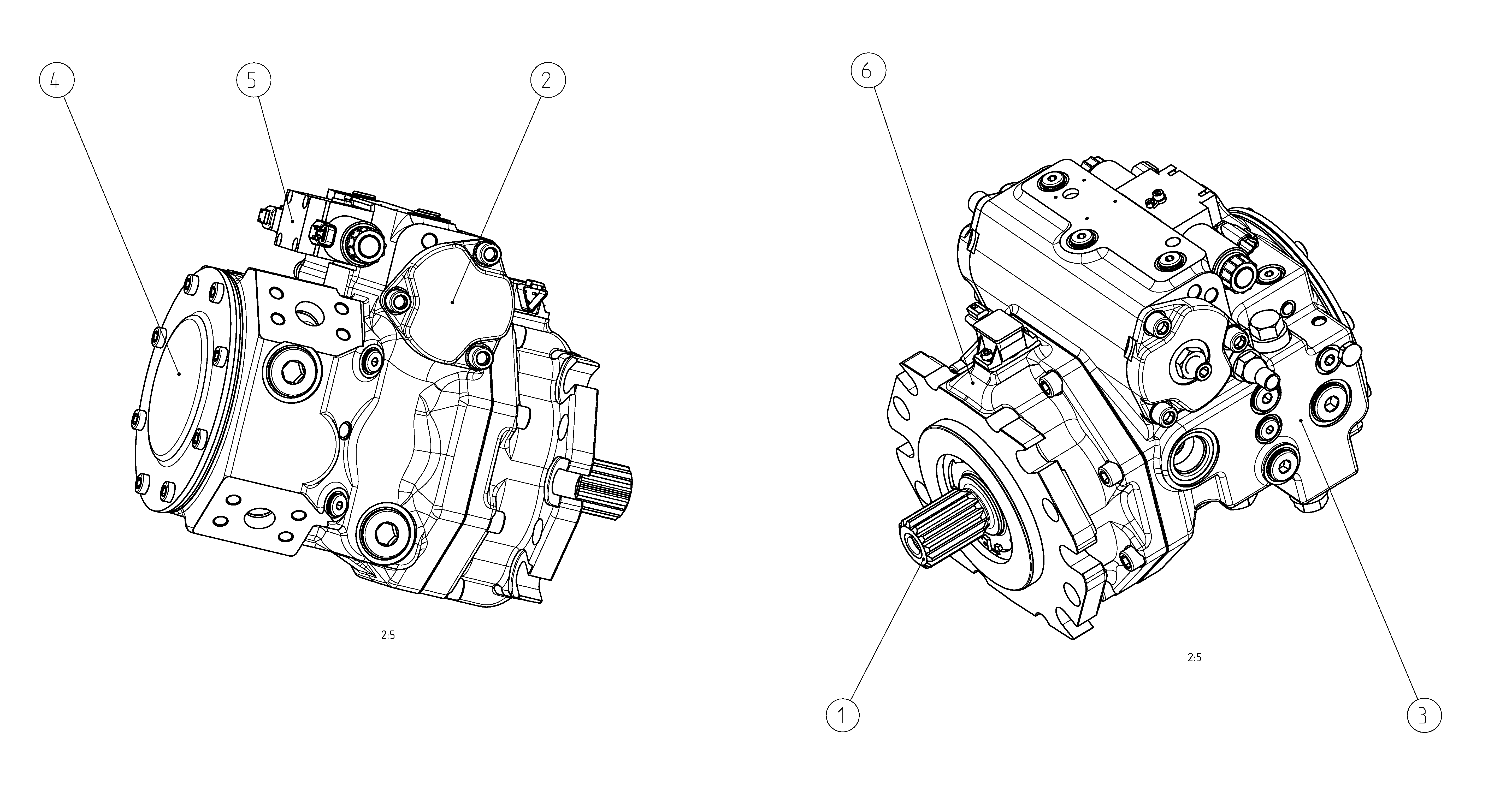 A4VG110EP2BPR00/40MRND6T11F0000AS00-0 — Rysunek