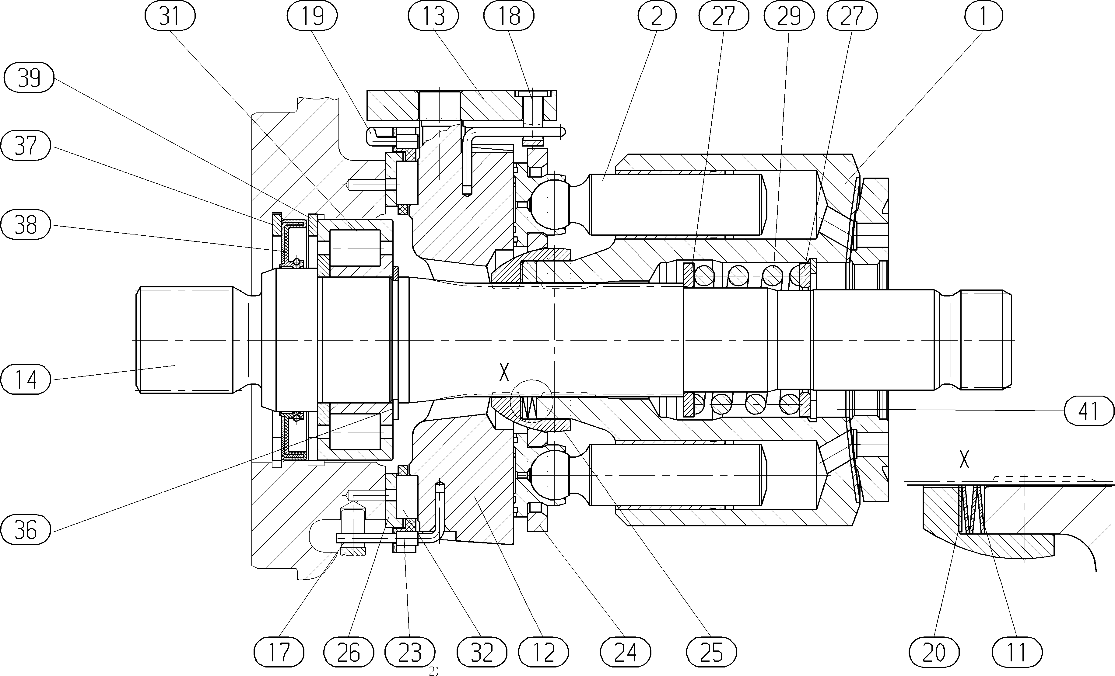 MECHANIZM NAPĘDOWY — Rysunek