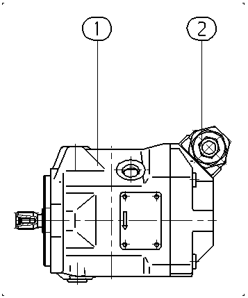 AA10VSO10DR/52R-PUC64N00-SO858 — Rysunek