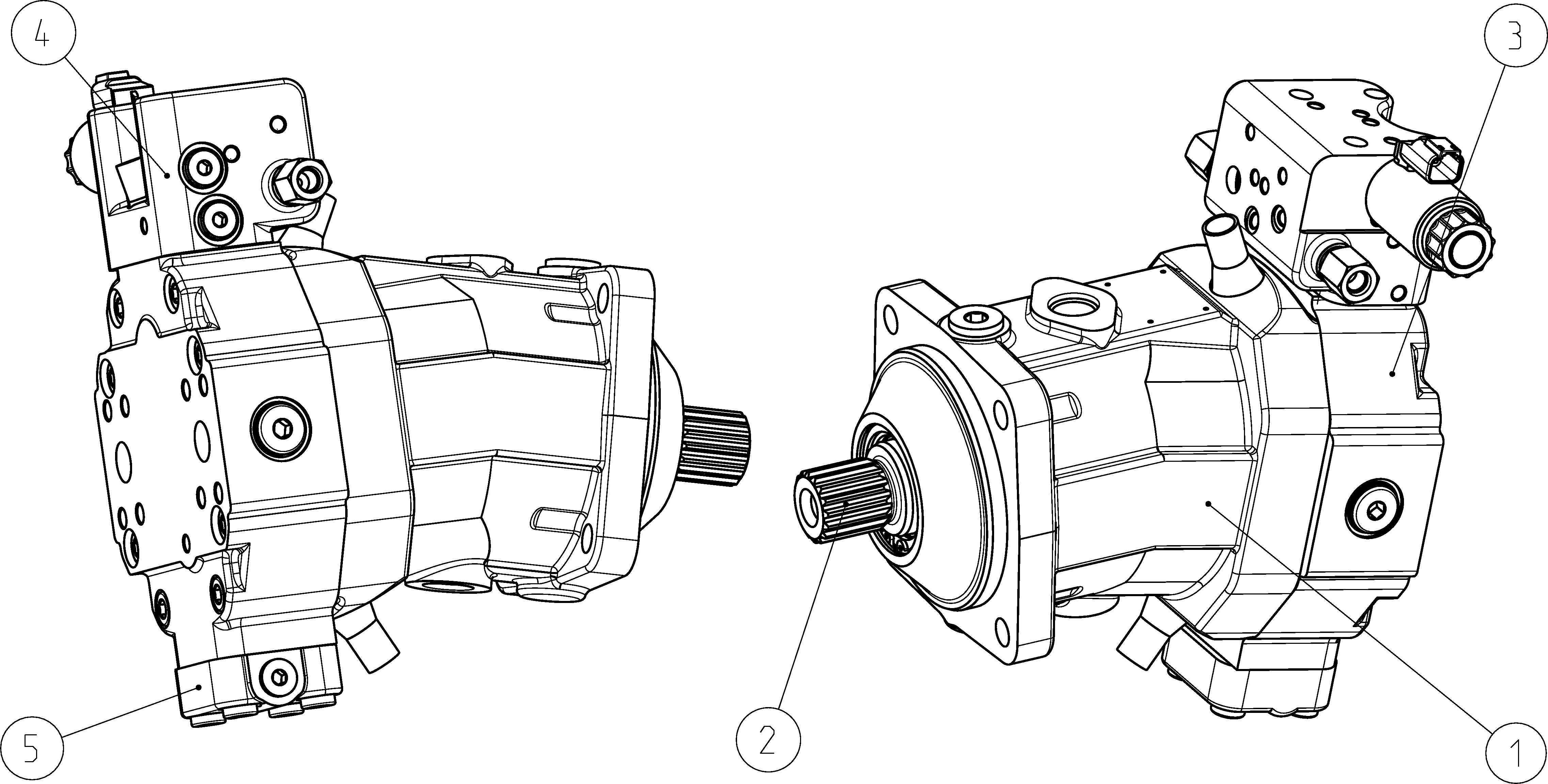 A6VM55DAX/63W-VAB0100PB-S — Rysunek