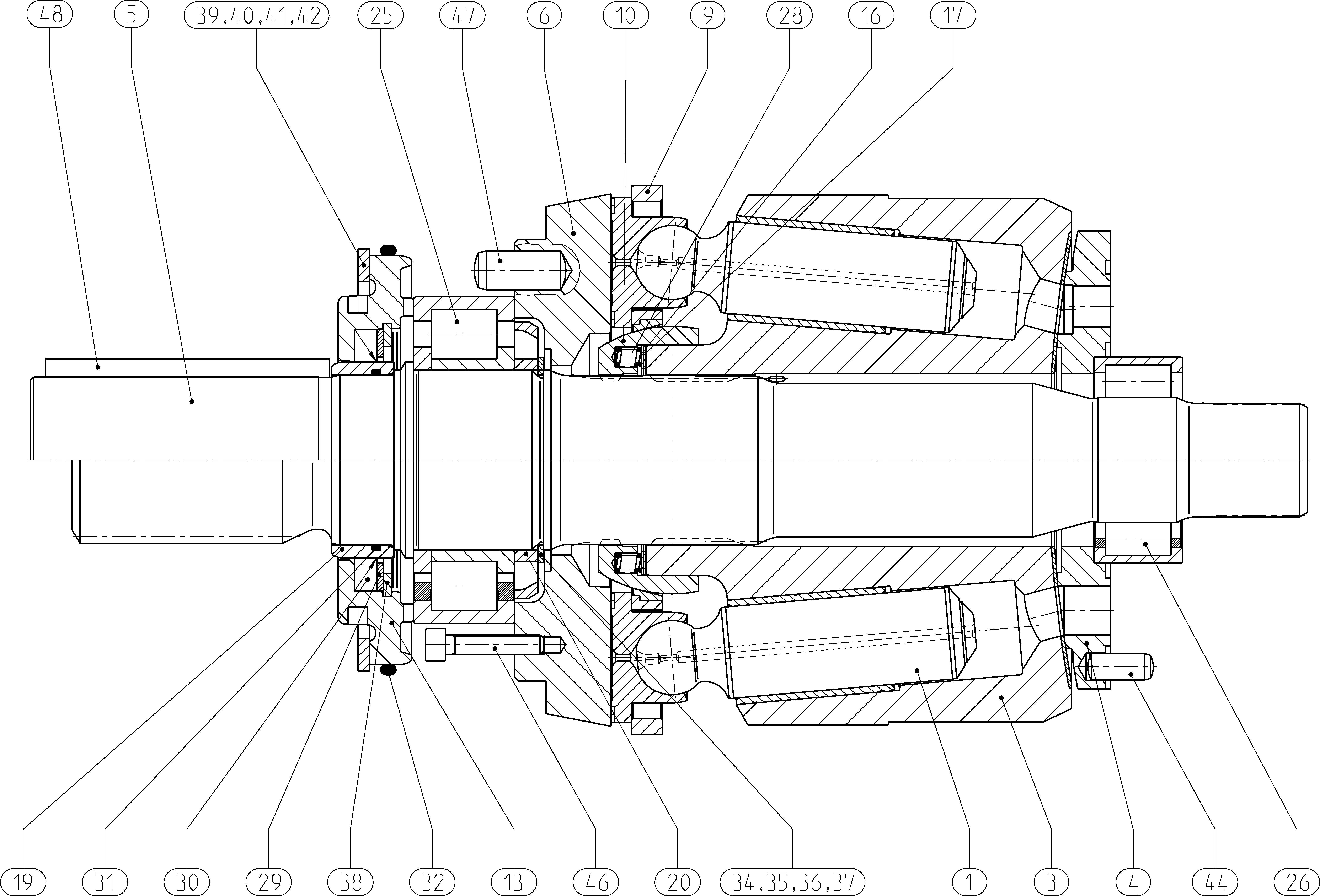 MECHANIZM NAPĘDOWY — Rysunek