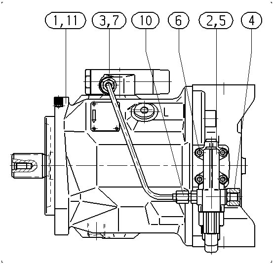 ALA10VO74DFLR/31R-VSC42N00-S1241 — Rysunek
